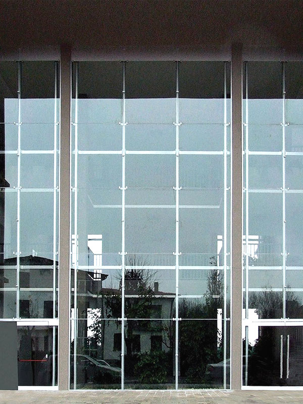 Пример стеклопакетов фасада